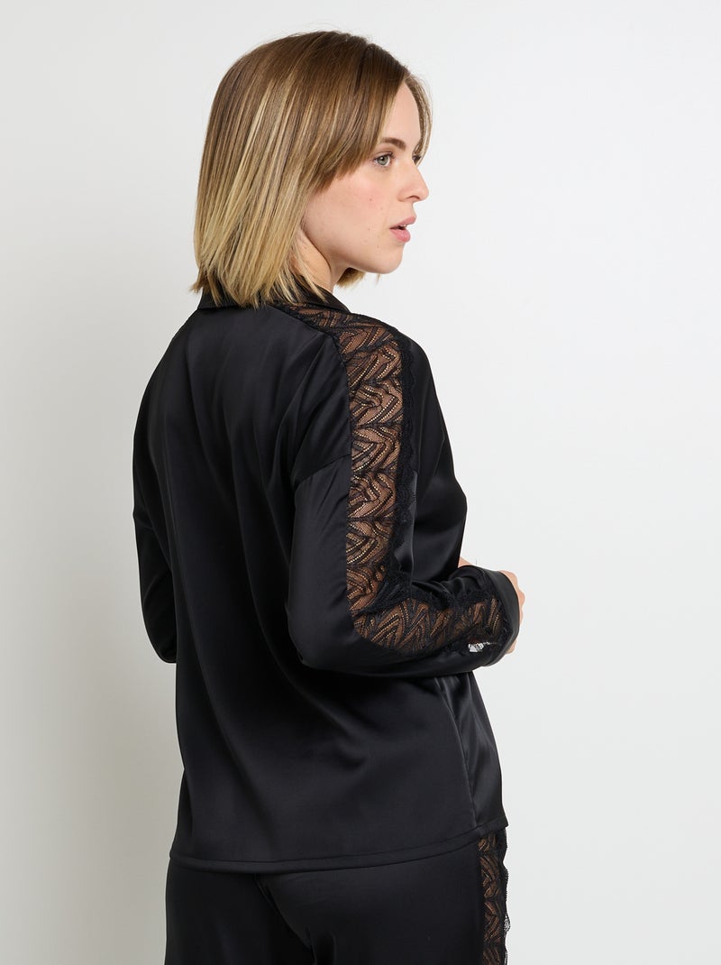 Chemise Femme - RougeGorge Lingerie Noir - Kiabi