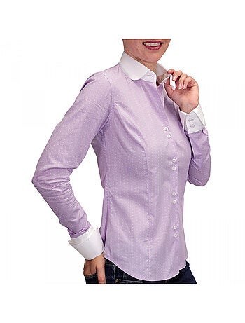 Chemise femme à col blanc coupe cintrée COVENTRY Andrew Mac Allister