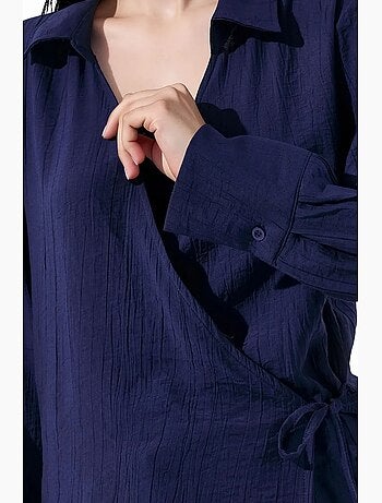 Chemise femme à col chemise busem