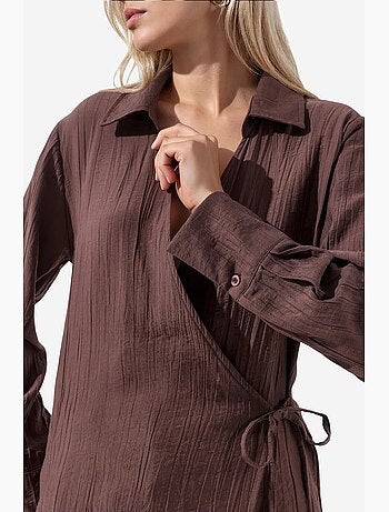 Chemise femme à col chemise busem