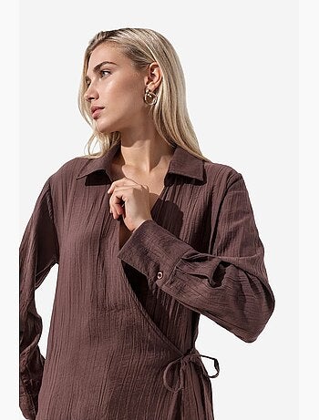 Chemise femme à col chemise busem