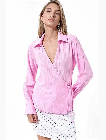 Chemise femme à col chemise busem
