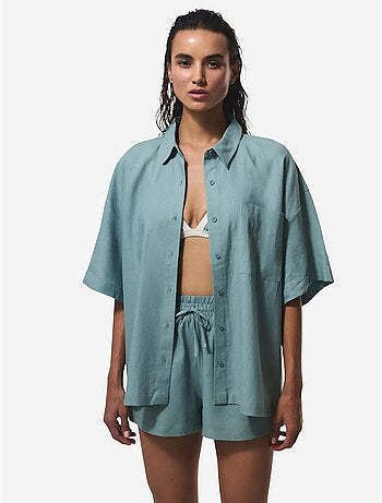 Chemise femme à col chemise classique pl7l2d2s25iy penti
