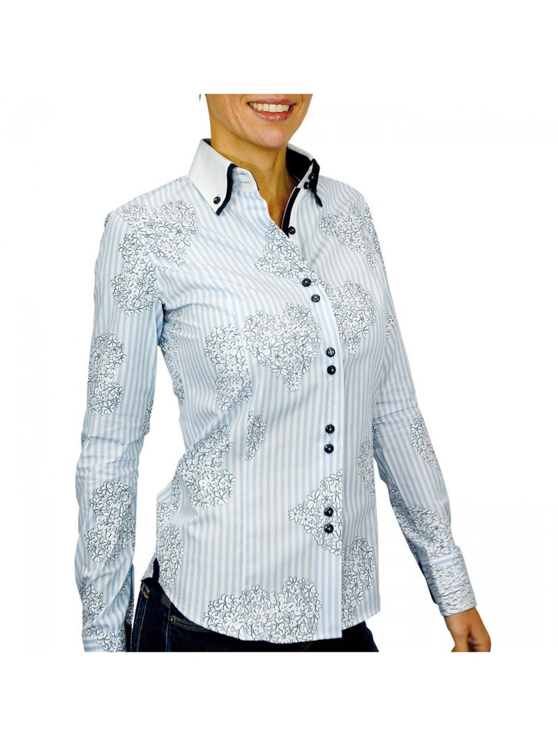 Chemise femme à coudièress coupe cintrée MELBOURNE Andrew Mac Allister Rose , 42 Rose - Kiabi