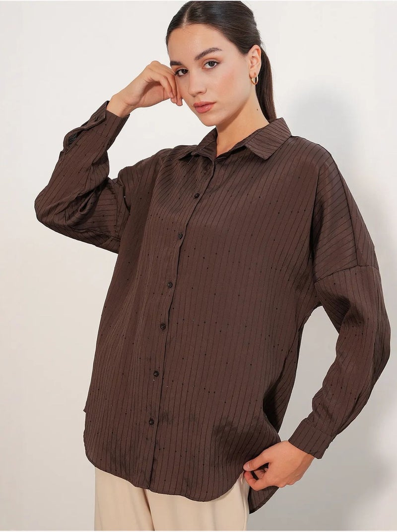 Chemise femme bdart Marron chocolat - Kiabi