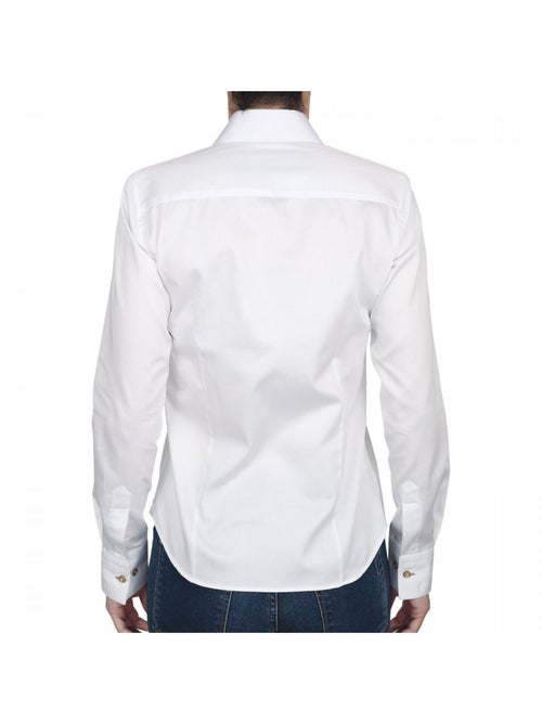 Chemise femme blanche coupe cintrée CITY Andrew Mac Allister Blanc , Rouge , 40 - Kiabi
