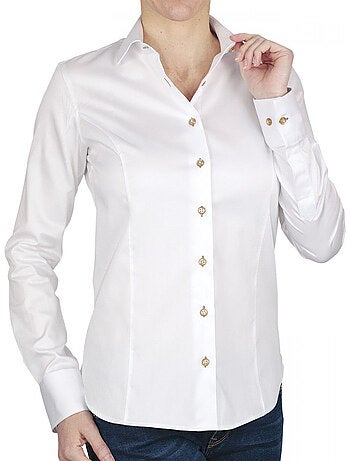 Chemise femme blanche coupe cintrée CITY Andrew Mac Allister