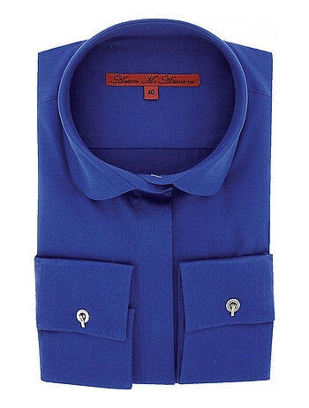 Chemise femme bouton metal coupe cintrée NEW WEAVE Andrew Mac Allister Jaune , 34