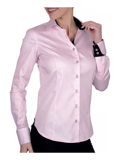 Chemise femme brodée coupe cintrée FEMINITY Andrew Mac Allister Rose , 36 - Kiabi Chemise femme brodée coupe cintrée FEMINITY Andrew Mac Allister Rose , 36 - Kiabi