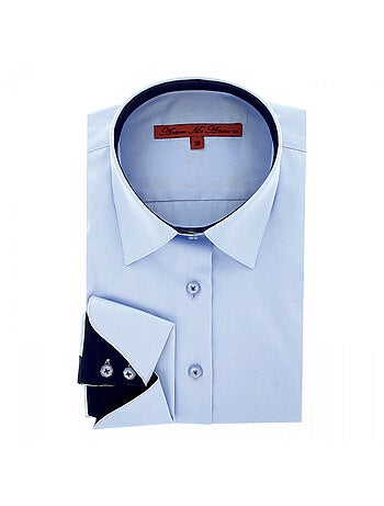 Chemise femme brodée coupe cintrée LOVETWO Andrew Mac Allister Rose , 34