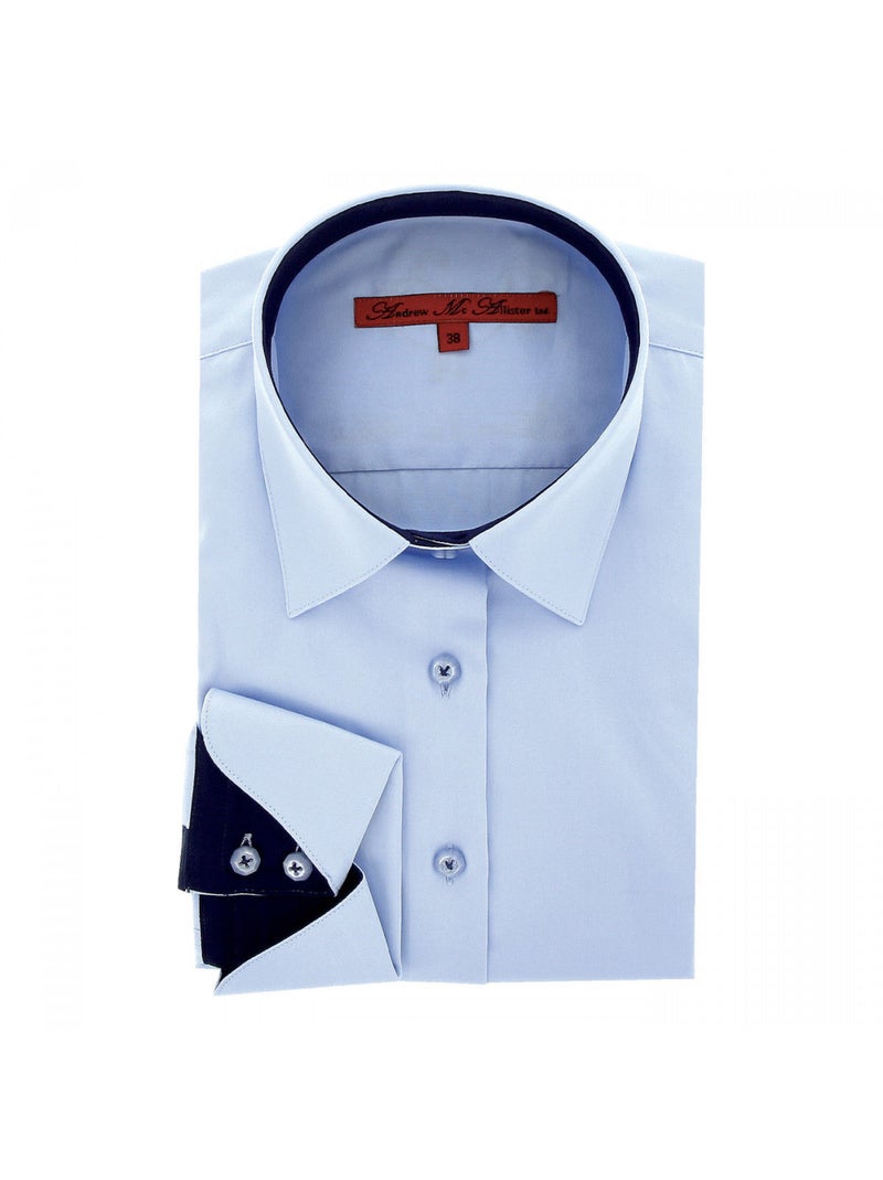 Chemise femme brodée coupe cintrée LOVE Andrew Mac Allister Blanc , 34 Blanc - Kiabi