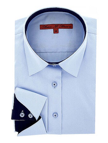 Chemise femme brodée coupe cintrée LOVETWO Andrew Mac Allister Rose , 34