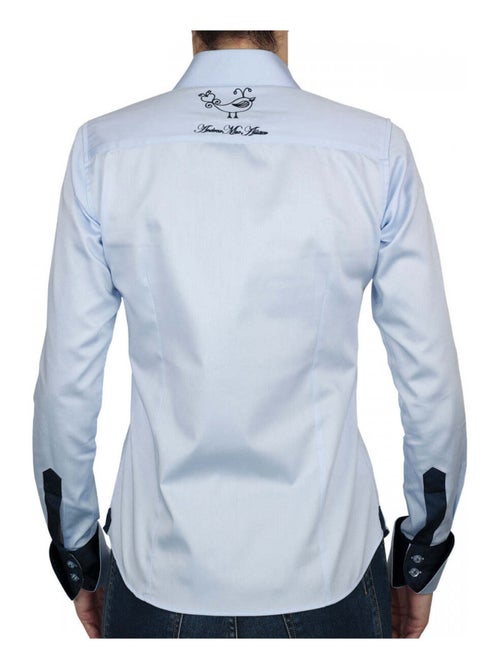 Chemise femme brodée coupe cintrée LOVE Andrew Mac Allister - Kiabi