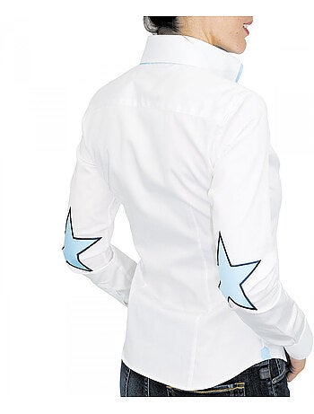 Chemise femme brodée coupe cintrée STARDUST Andrew Mac Allister