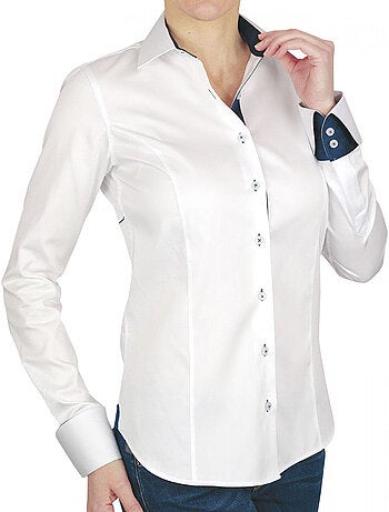 Chemise femme brodée coupe cintrée WITCH 3.0 Andrew Mac Allister