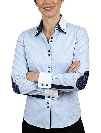 Chemise femme cintrée double col imprimée CAPUCINE Andrew Mc Allister