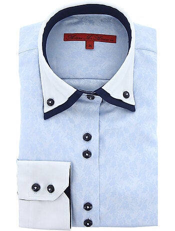 Chemise femme cintrée double col imprimée CAPUCINE Andrew Mc Allister