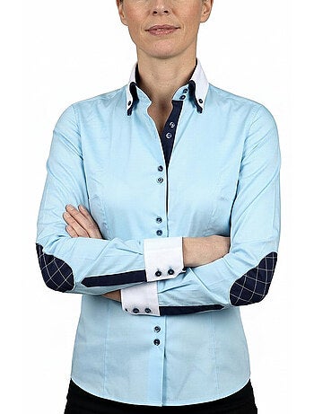 Chemise femme cintrée double col OCEANIE Andrew Mc Allister