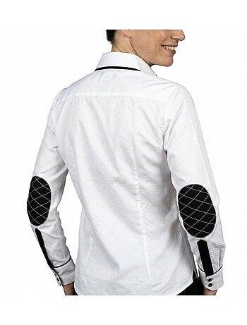 Chemise femme cintrée double col unie JASMINE Andrew Mc Allister