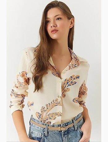 Chemise femme cintrée lucci