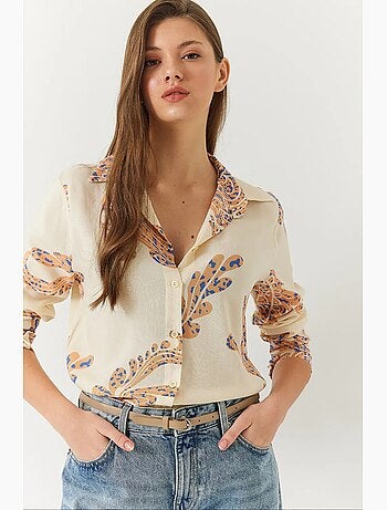 Chemise femme cintrée lucci