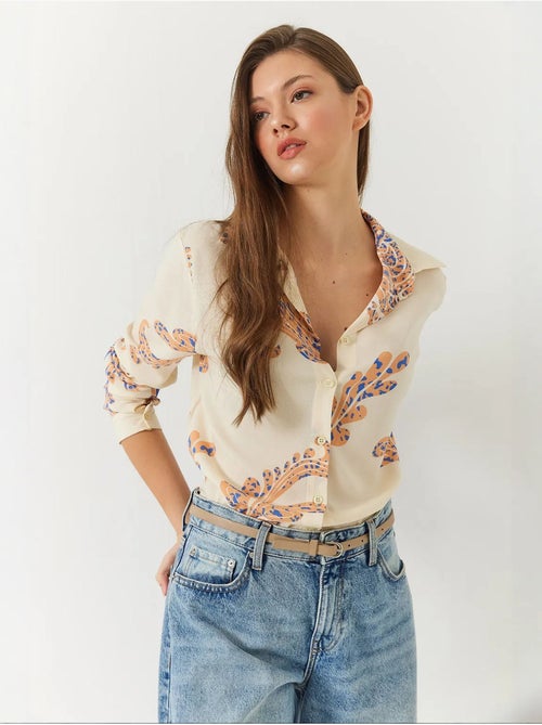 Chemise femme cintrée lucci - Kiabi Chemise femme cintrée lucci - Kiabi