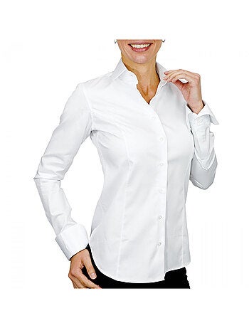 Chemise femme col claudine coupe cintrée SEATTLE Andrew Mac Allister
