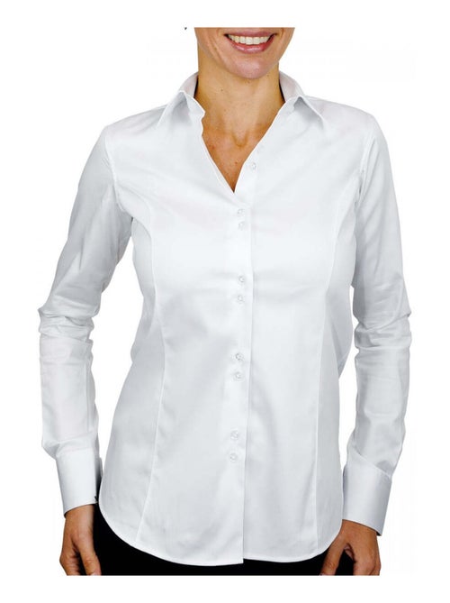 Chemise femme col italien coupe cintrée CLEVELAND Andrew Mac Allister - Kiabi