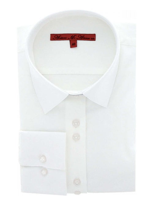 Chemise femme col italien coupe cintrée CLEVELAND Andrew Mac Allister - Kiabi