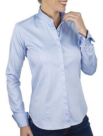 Chemise femme col mao coupe cintrée CELIA Andrew Mac Allister