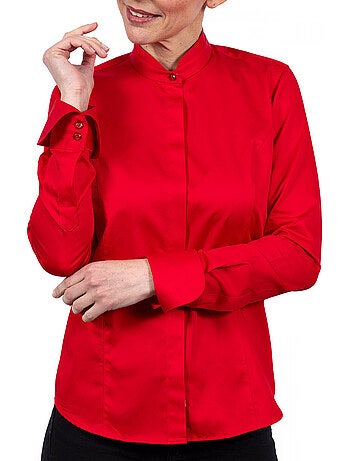 Chemise femme col mao coupe cintrée GIOIA Andrew Mac Allister