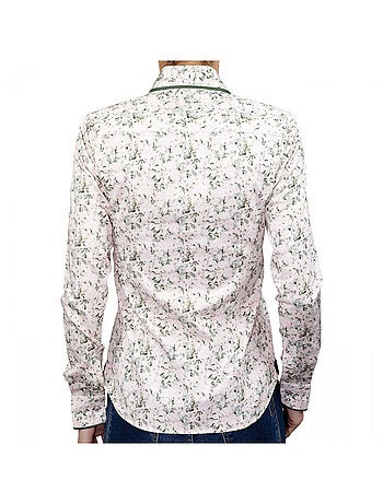 Chemise femme col rond coupe cintrée PASSADENA Andrew Mac Allister Rose , 38