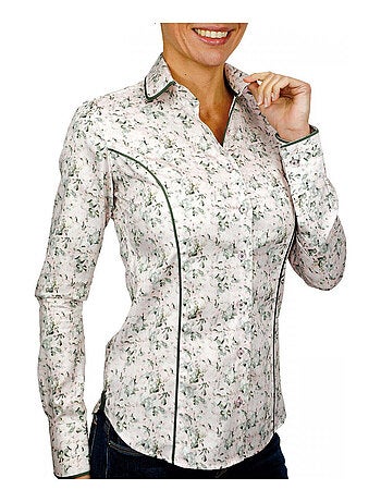 Chemise femme col rond coupe cintrée PASSADENA Andrew Mac Allister