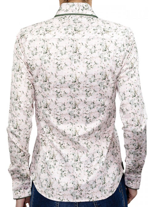 Chemise femme col rond coupe cintrée PASSADENA Andrew Mac Allister - Kiabi Chemise femme col rond coupe cintrée PASSADENA Andrew Mac Allister - Kiabi