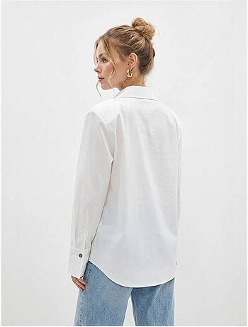 Chemise femme coupe regular en crêpe tissé lucci