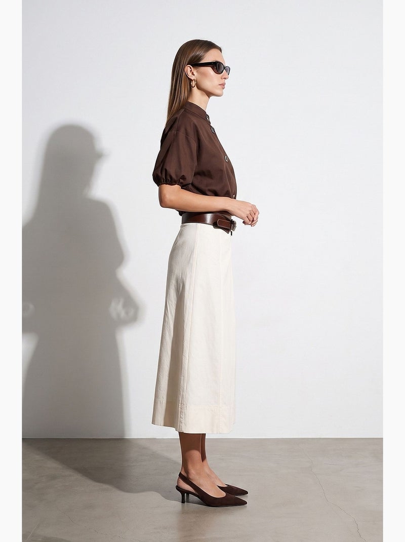 Chemise femme dilvin Marron chocolat - Kiabi