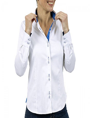 Chemise femme double col coupe cintrée CARINA2 Andrew Mac Allister