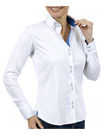 Chemise femme double col coupe cintrée CARINA2 Andrew Mac Allister