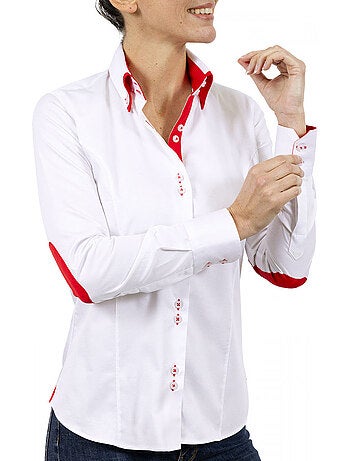 Chemise femme double col coupe cintrée DOBLA Andrew Mac Allister