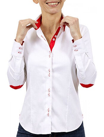 Chemise femme double col coupe cintrée DOBLA Andrew Mac Allister