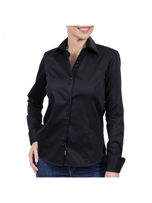 Chemise femme double col coupe cintrée ORIA Andrew Mac Allister Blanc , 40 - Kiabi