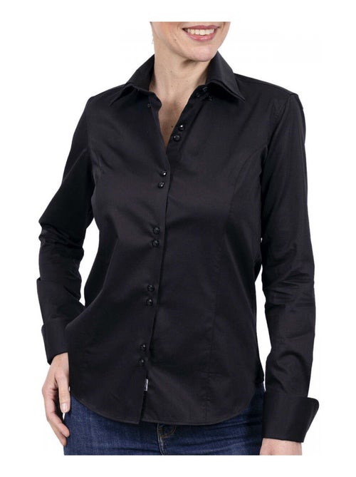 Chemise femme double col coupe cintrée ORIA Andrew Mac Allister - Kiabi Chemise femme double col coupe cintrée ORIA Andrew Mac Allister - Kiabi