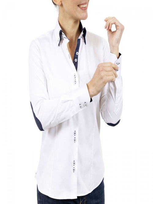 Chemise femme double col DOBLA - Kiabi