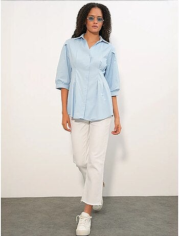 Chemise femme en mélange de coton bdart