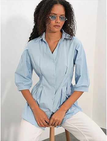 Chemise femme en mélange de coton bdart