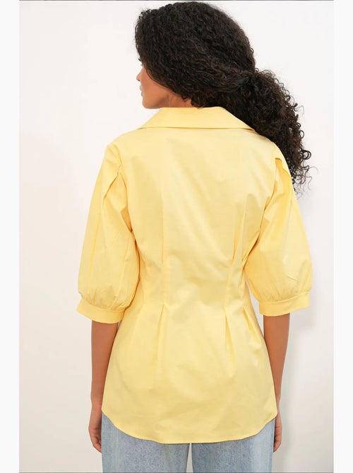 Chemise femme en mélange de coton bdart - Kiabi Chemise femme en mélange de coton bdart - Kiabi