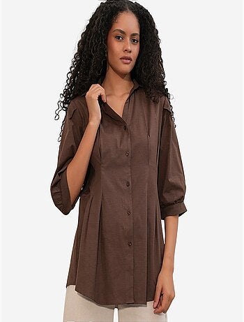 Chemise femme en mélange de coton bdart