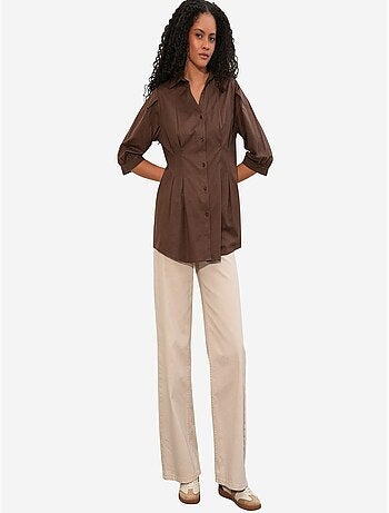 Chemise femme en mélange de coton bdart