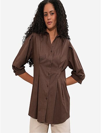 Chemise femme en mélange de coton bdart