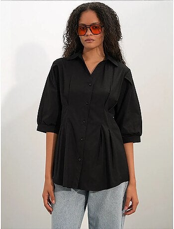 Chemise femme en mélange de coton bdart